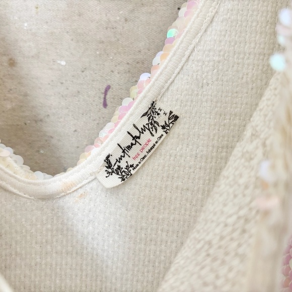 Free People Intimately Embellished Sequin Shift Dress - Picture 3 of 6